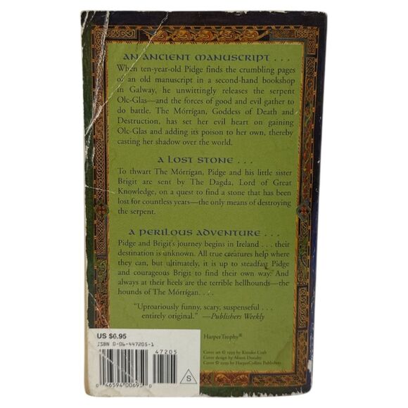 The Hounds of the Morrigan paperback book Pat O'shea fantasy grade 6 - 9 youth - Picture 2 of 7